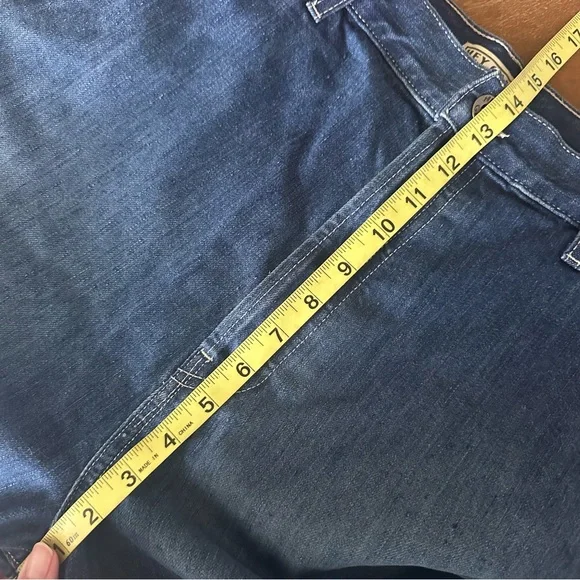 Hello Gang Unisex Painter Pant Carpenter‎ Blue Denim Jeans size 33